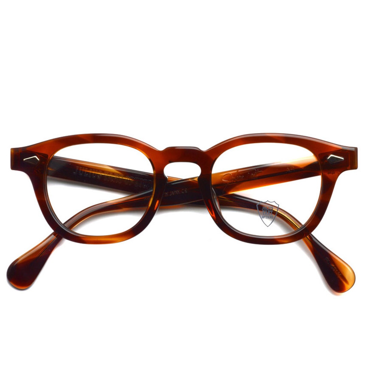 Julius Tart Optical タート Ar アーネル ブリッジ 22ｍｍ Demi Amber デミアンバー べっ甲柄 メガネフレーム 復刻 中目黒のメガネ サングラスセレクトショップ Props