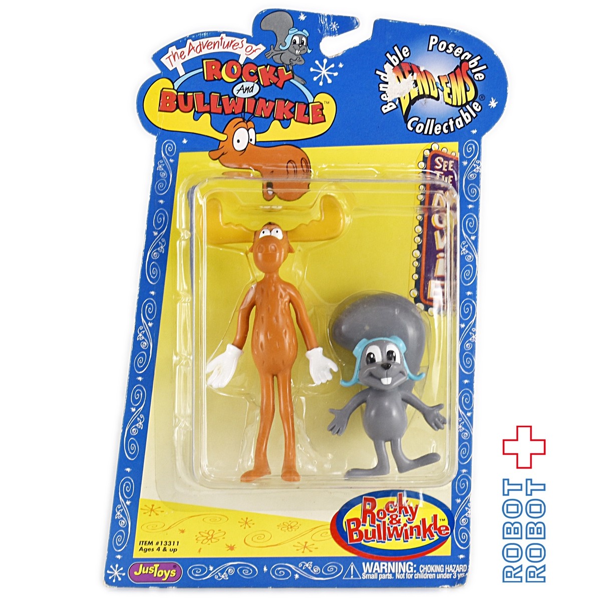 Justoys ロッキー ブルウィンクル ベンダブルフィギュア Robotrobot