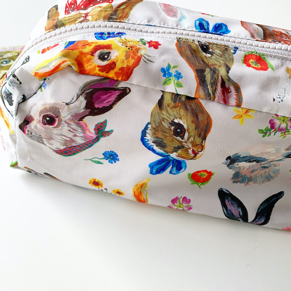 Nathalie Lete Oblong Pouch Rabbit ナタリーレテ ポーチ うさぎ Yay Design Household Goods