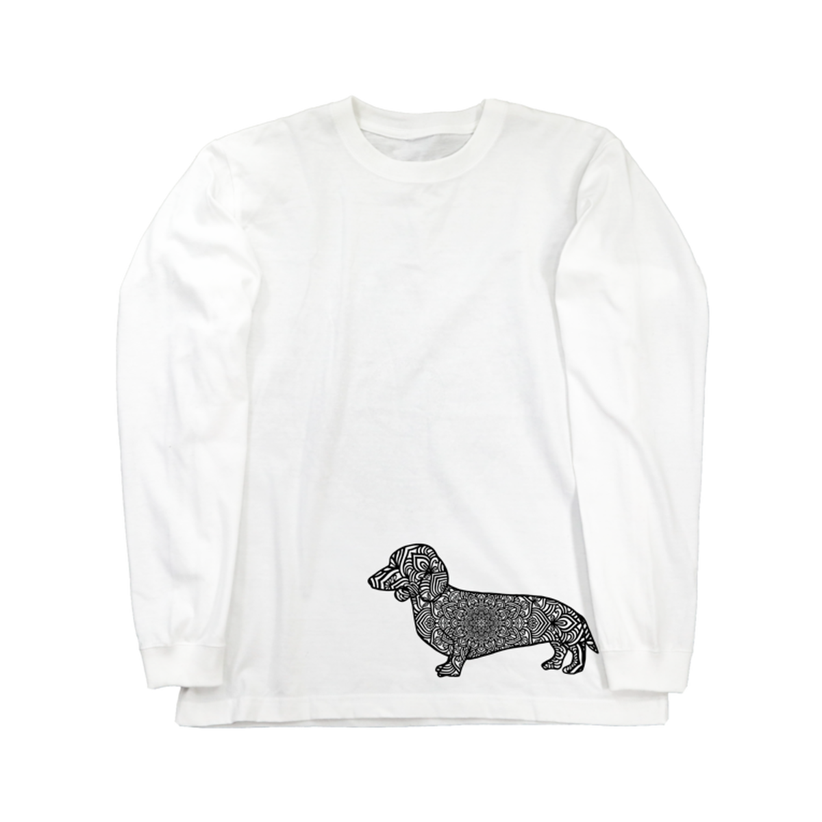 ダックスフンド ロングスリーブtシャツ Hirosato