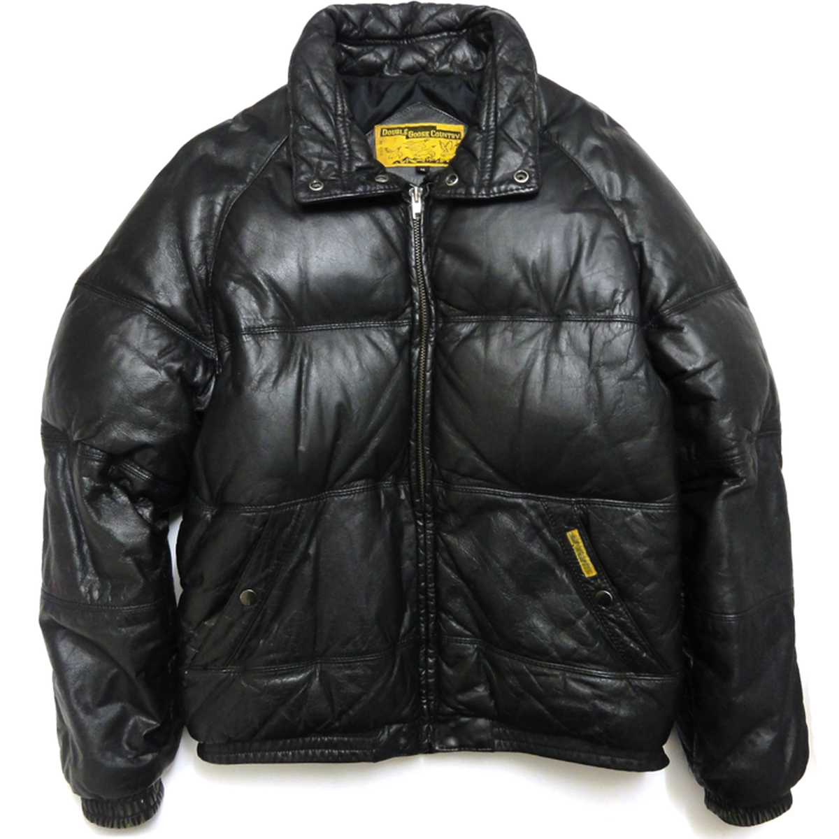 LEATHER DOWN JACKET DOUBLE GOOSE COUNTRY STORE One