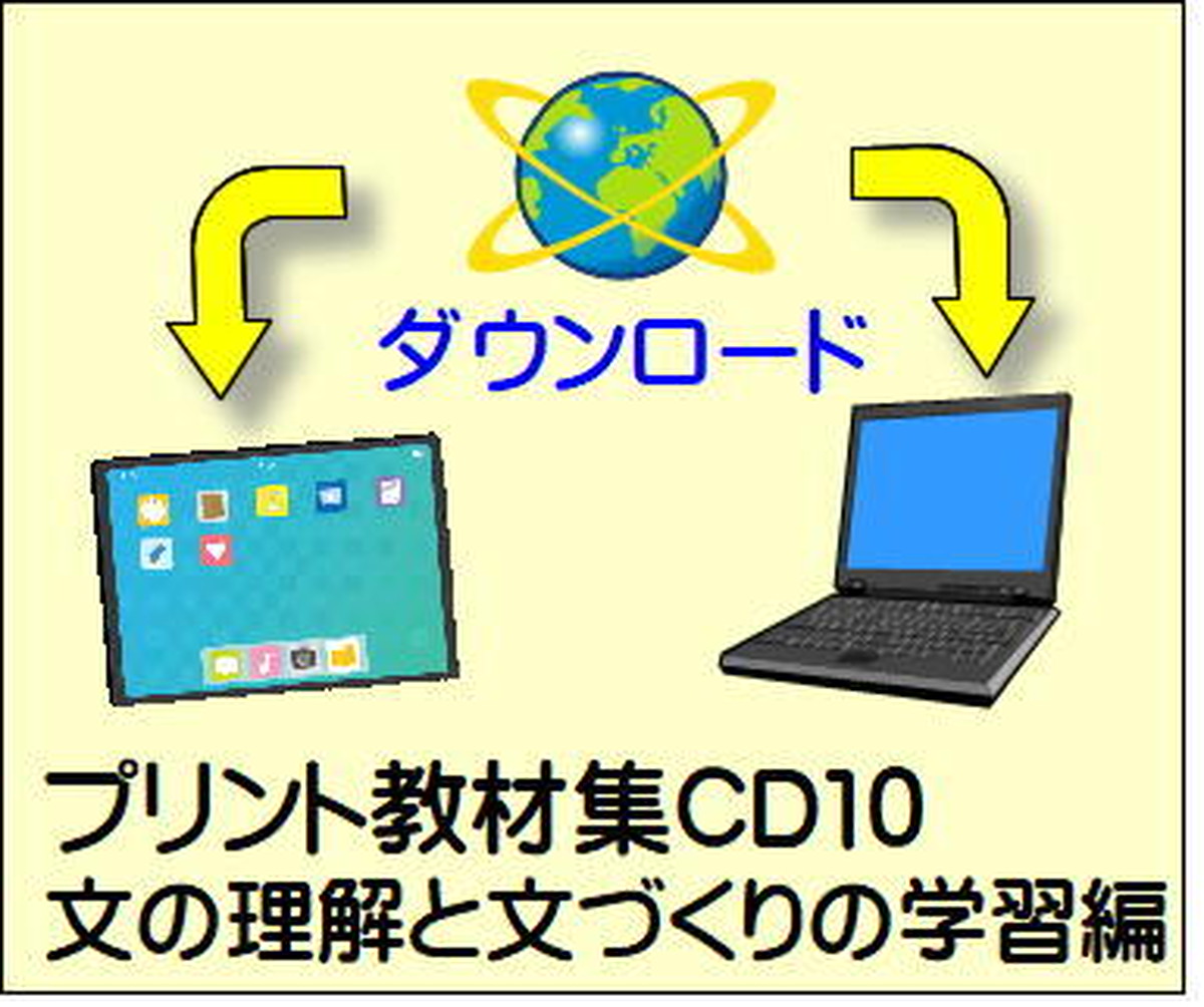 プリント教材集cd10文の理解と文作りの学習編 発達支援工房めだか