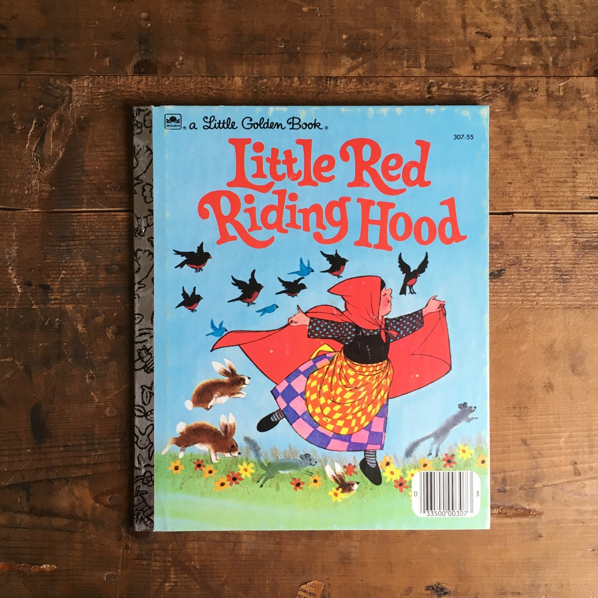 ヴィンテージ 洋書 絵本 Little Red Riding Hood 赤ずきんちゃん 童話 Little Golden Book E Vintage ヴィンテージ 洋書 雑貨のお店