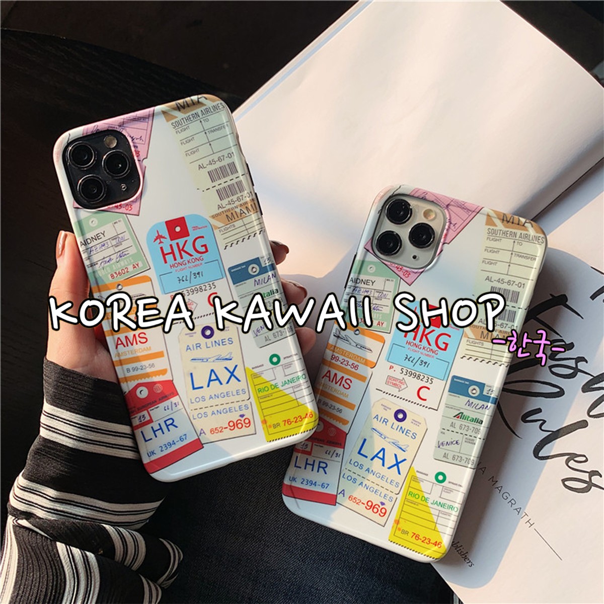 Airticket風iphoneケース Korea Kawaii Shop