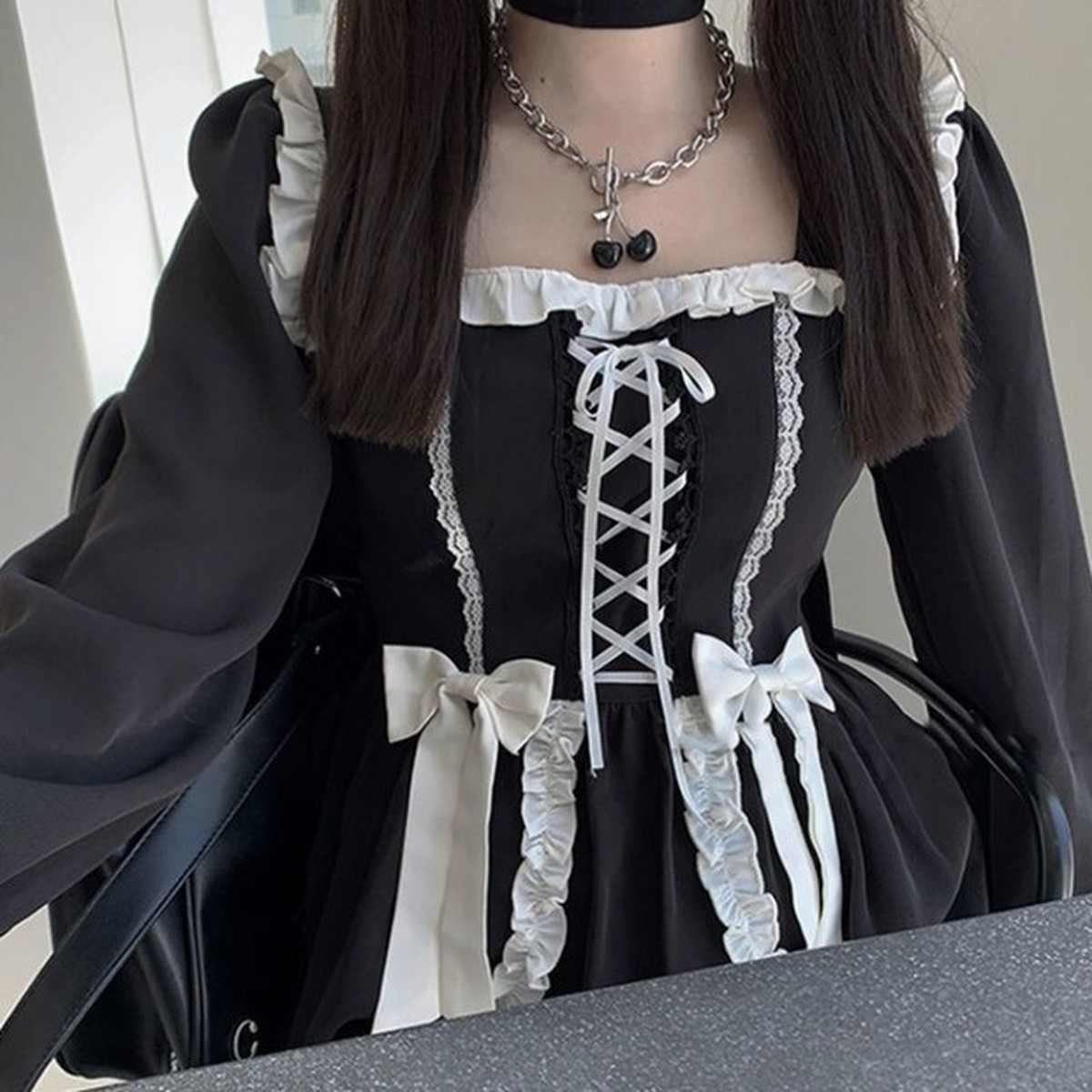 aリボン 地雷最強ワンピース 量産型 地雷 Princesshyatt プリンセスハイアット 圧倒的なヒロインになれる量産型 地雷系ファッション専門店