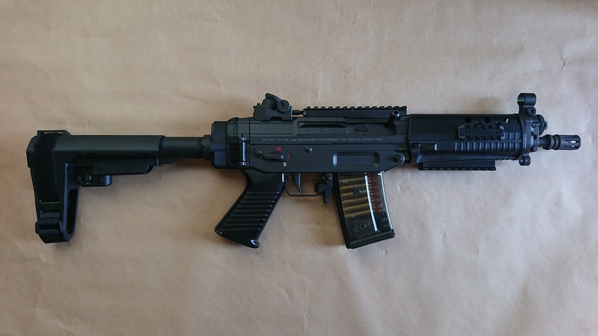 Sig552用m4ストックアダプター Blitz Arms