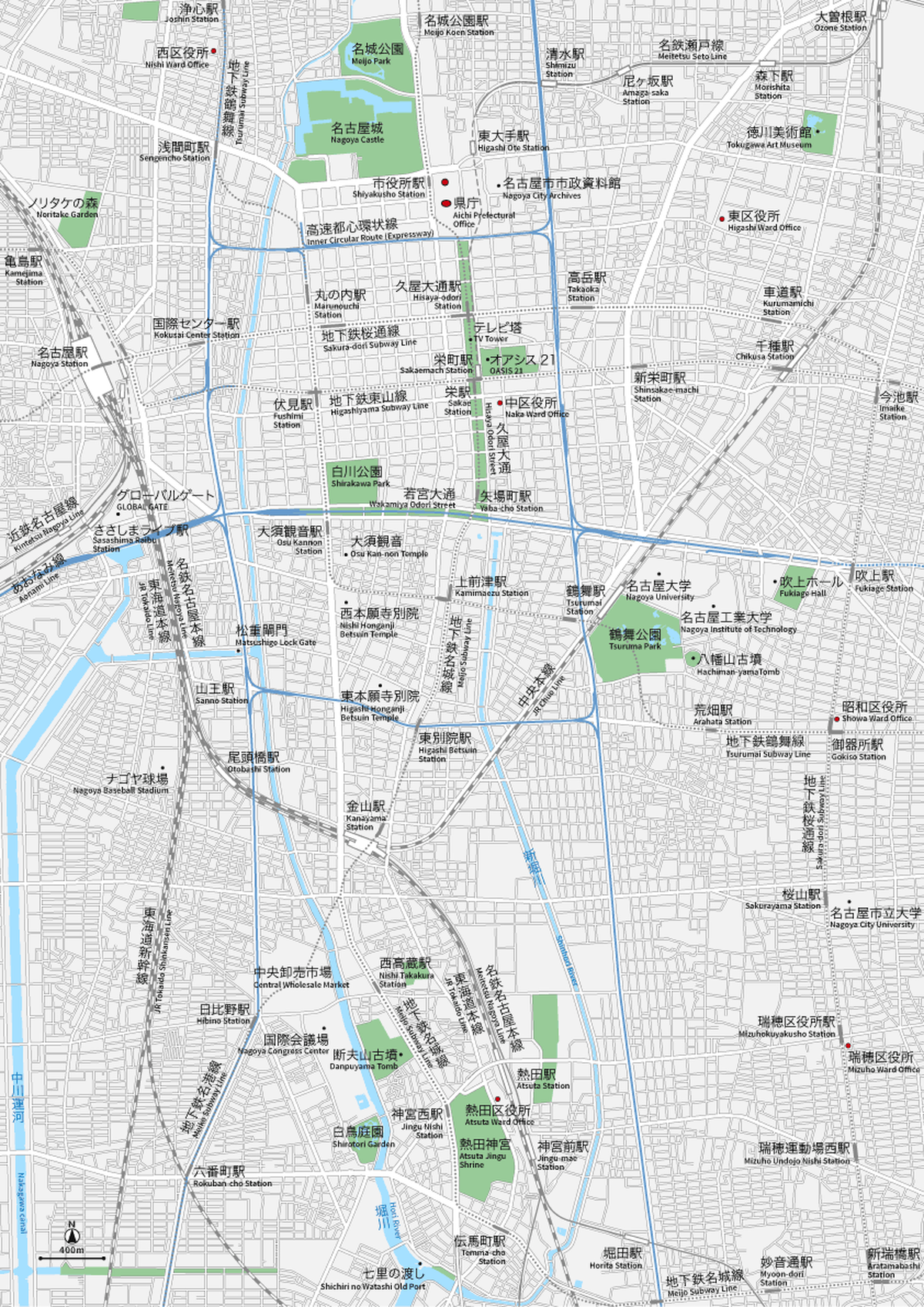 愛知 名古屋広域 イラストレータデータ Eps 日本語 英語 並記版 地図素材をダウンロードにて販売するお店 今八商店