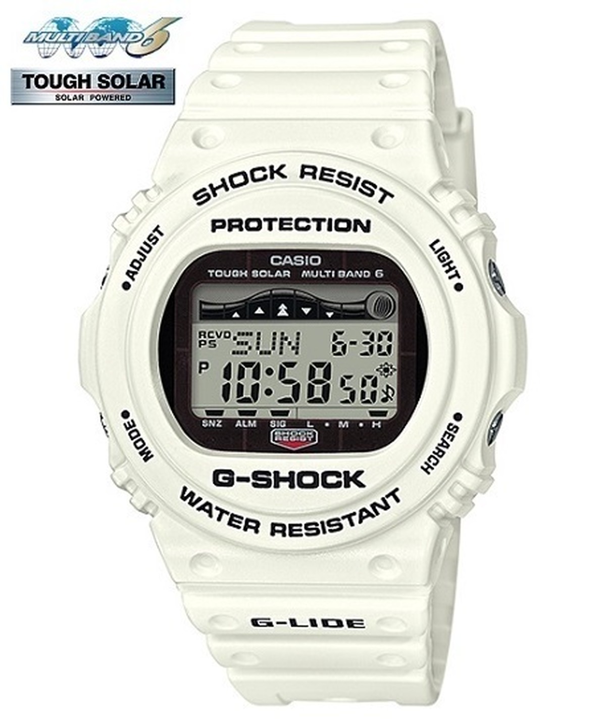 G Lide Gwx 5700cs 7jf 電波受信 タフソーラー タイドグラフ ムーンデータ G Shock カシオ Casio 国内正規品 Plus Favo