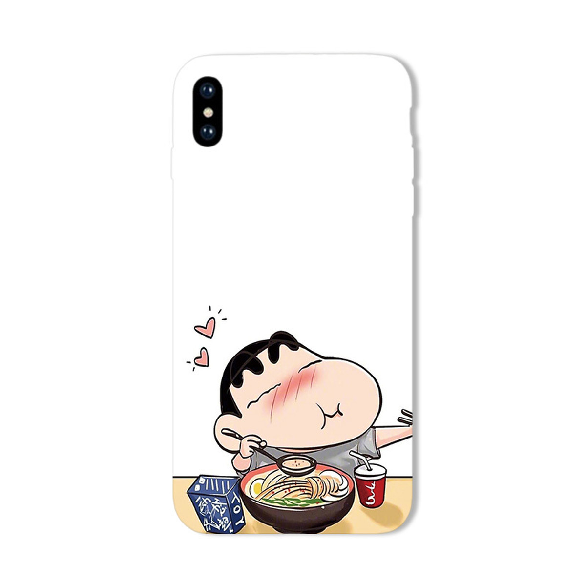 Iphoneケース クレヨンしんちゃんとラーメン アイフォンカバー Yukicase