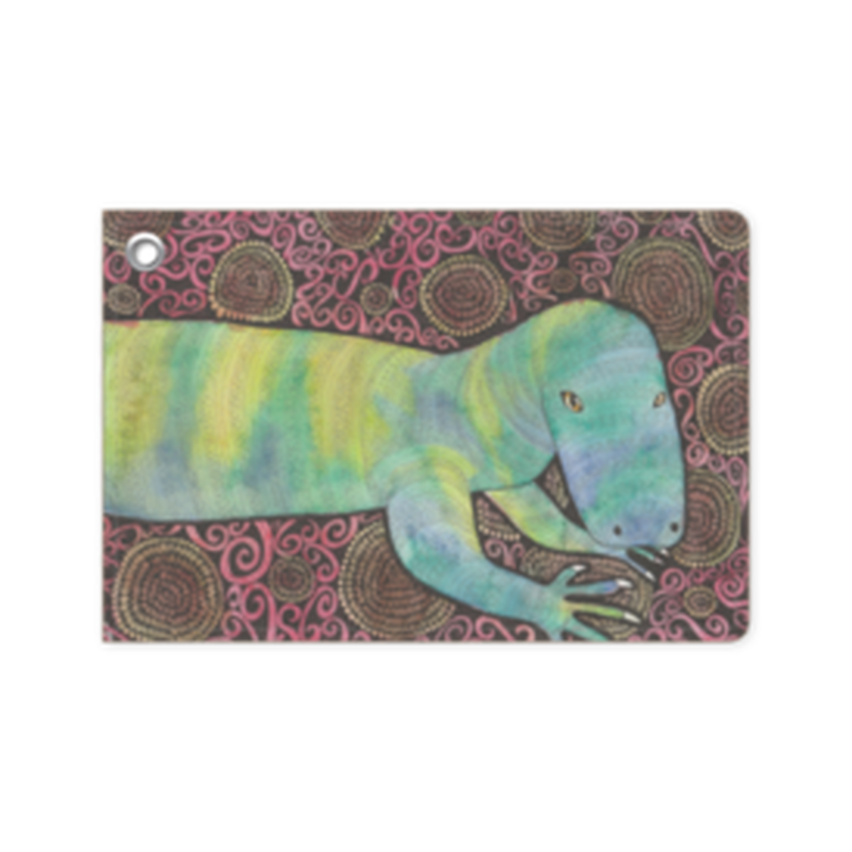 パスケース 定期入れ ハナブトオオトカゲ Animal Shop Sg