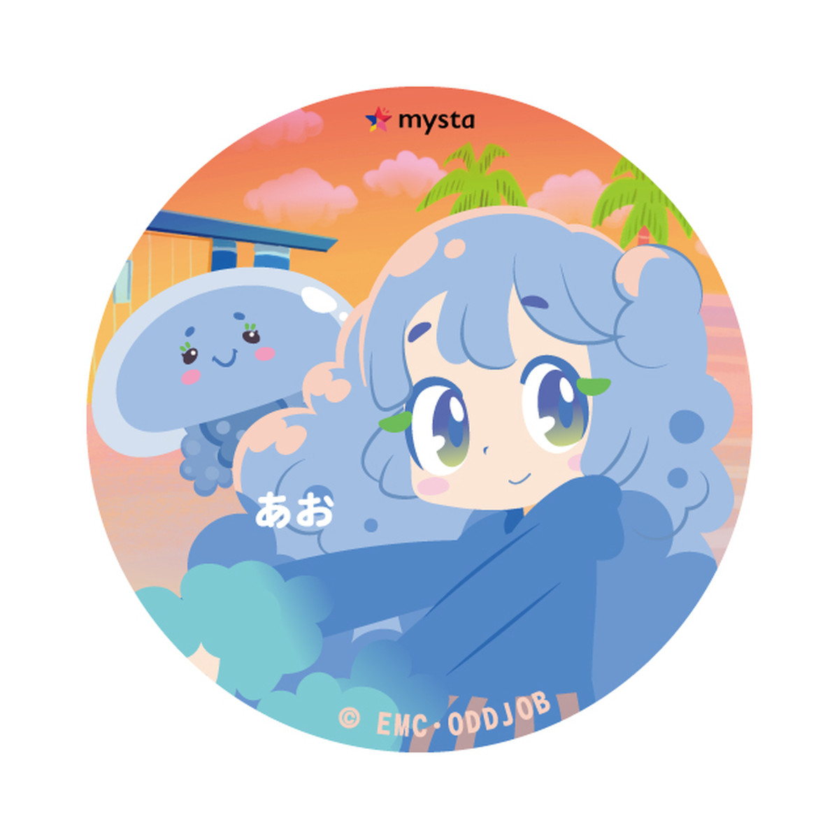 アニメ えのしまんず Spin Off クラゲの相談 キャラクター缶バッジ 全6種類 Tokyo Fm公式ショッピングサイト Shops Love