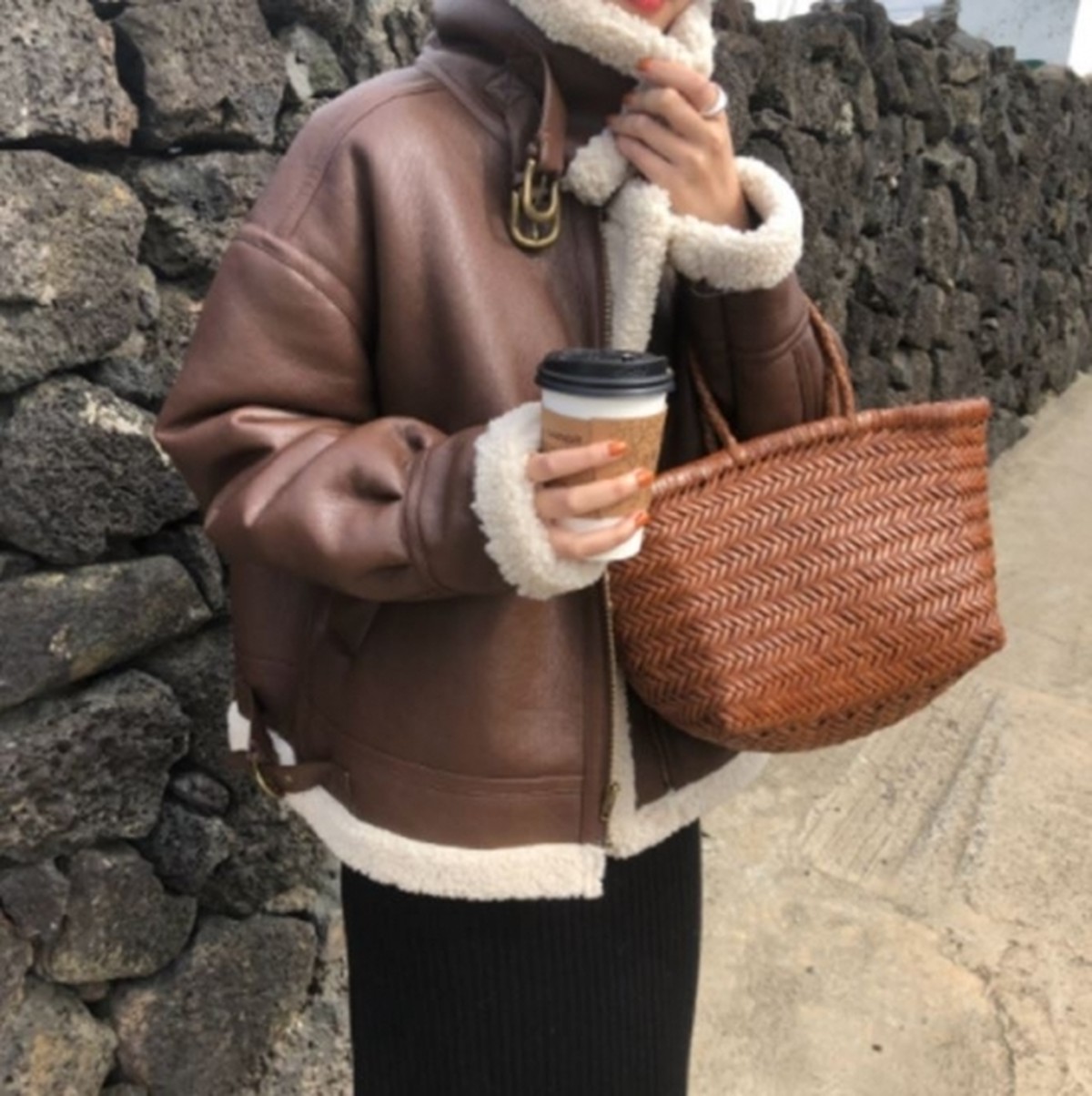 一部即納 ムートンジャケット ムートンコート レディース アウター 暖かボア コート ジャケット 大きいサイズ ライダース 秋冬新作 秋 秋色 秋服 秋sale トレンド ムートンコート ムートン Leaflower 001 リーフラワー レディースファッション専門店