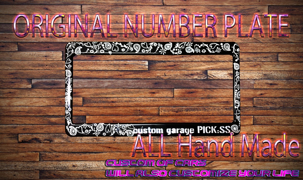 オリジナルナンバープレート フレーム リア フロント 2点セット Miamia