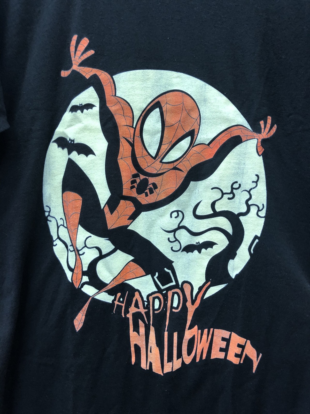 スパイダーマン ハッピーハロウィン Tシャツ トイ コミックのガリンペイロ