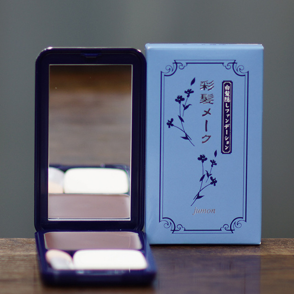 彩髪メーク 白髪隠しファンデーション 13 5g 髪工房てんとう虫