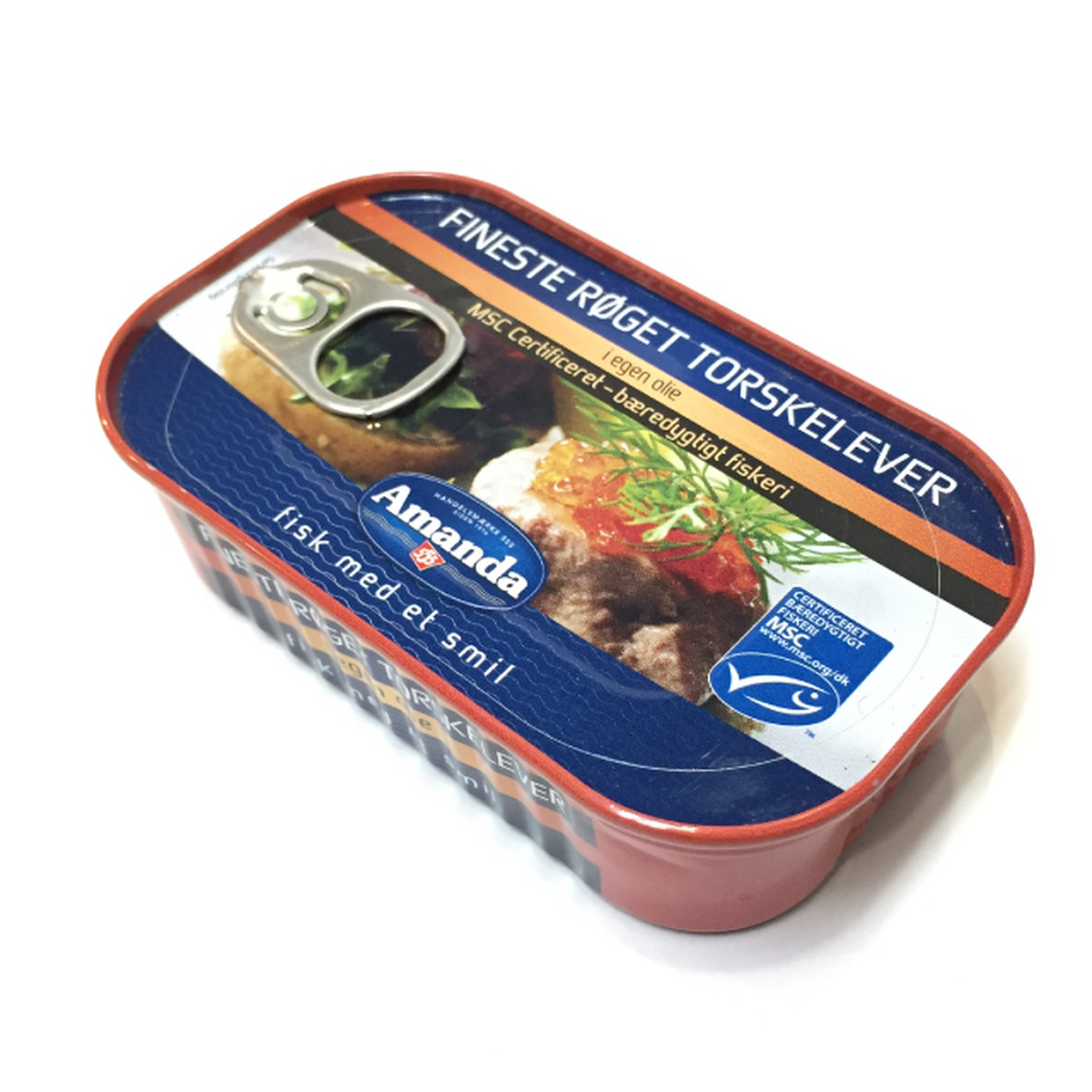 タラのレバー燻製 オイル漬け 1g Amanda アイスランド産 生ハム サラミ チーズの専門店 イルグストチッチ