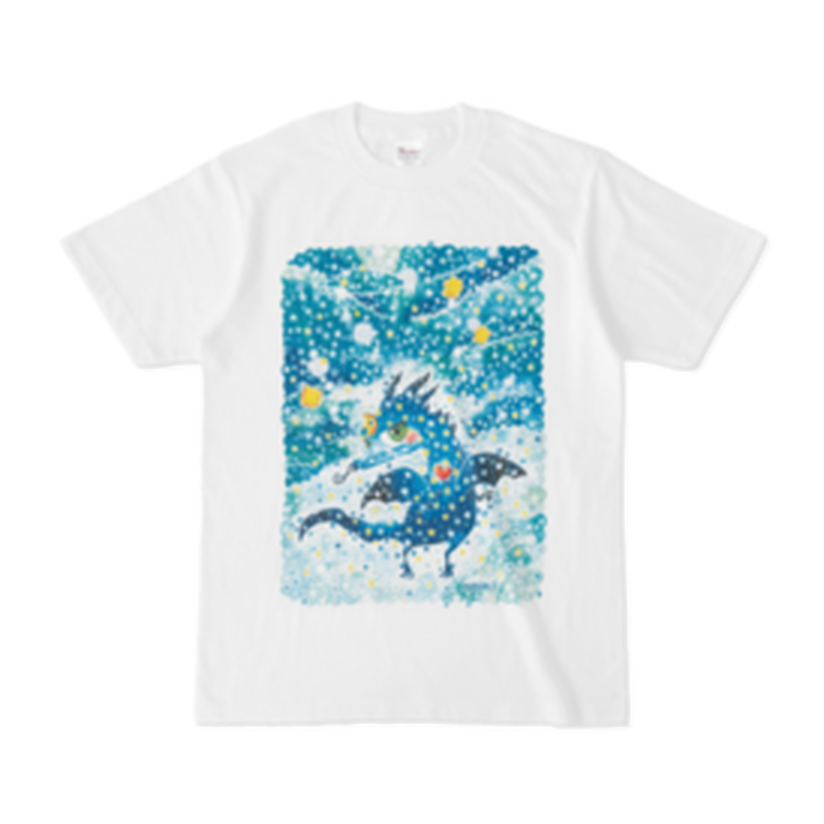 夜空ドラゴンtシャツ Haradaj