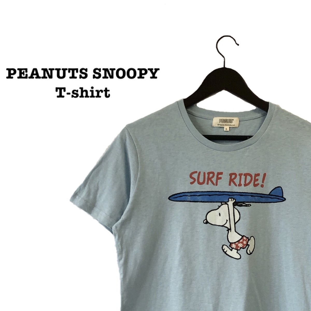 Peanuts スヌーピー プリント Tシャツ S Kobito 大きすぎない古着屋