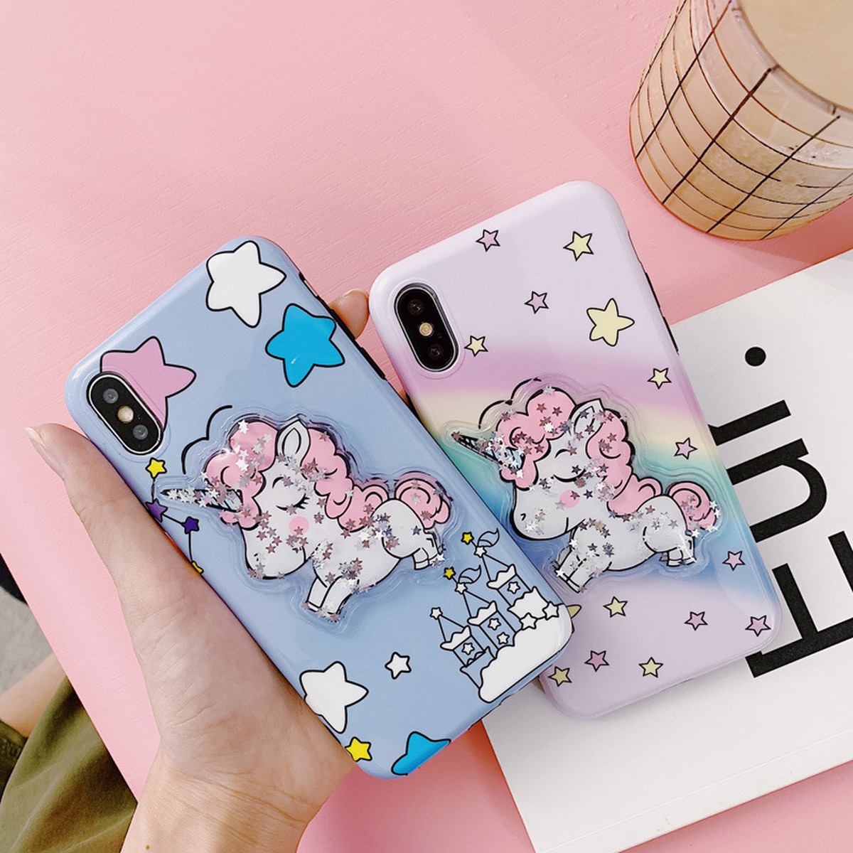 K467 ゆめかわ系ユニコーンデザインiphoneケース I Deco イデコ Selectshop Gegumi