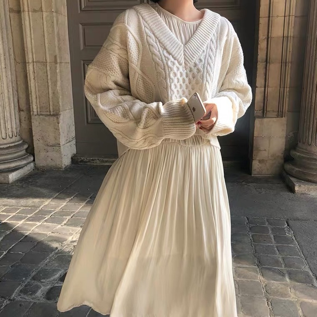 新規購入 バックリボンニットワンピース 初回限定