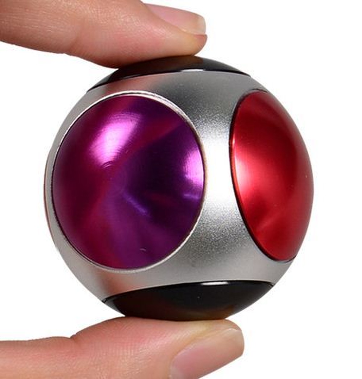 ハンドスピナー ボール型 3色 カラフル くるくる玩具 Sirius