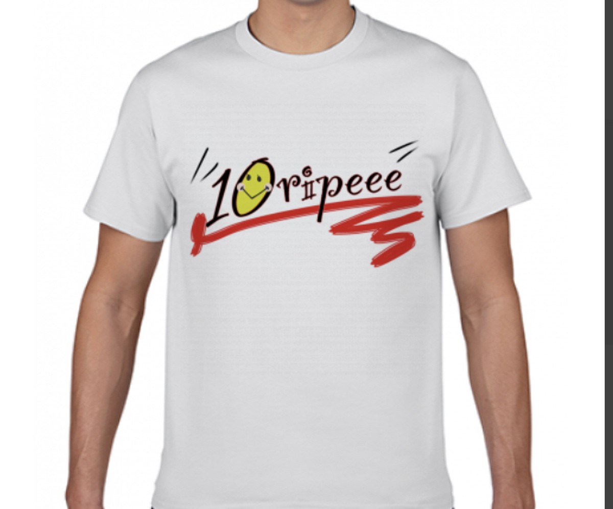 レッド アイコン真っ黒tシャツ Mのみ 10ripeee