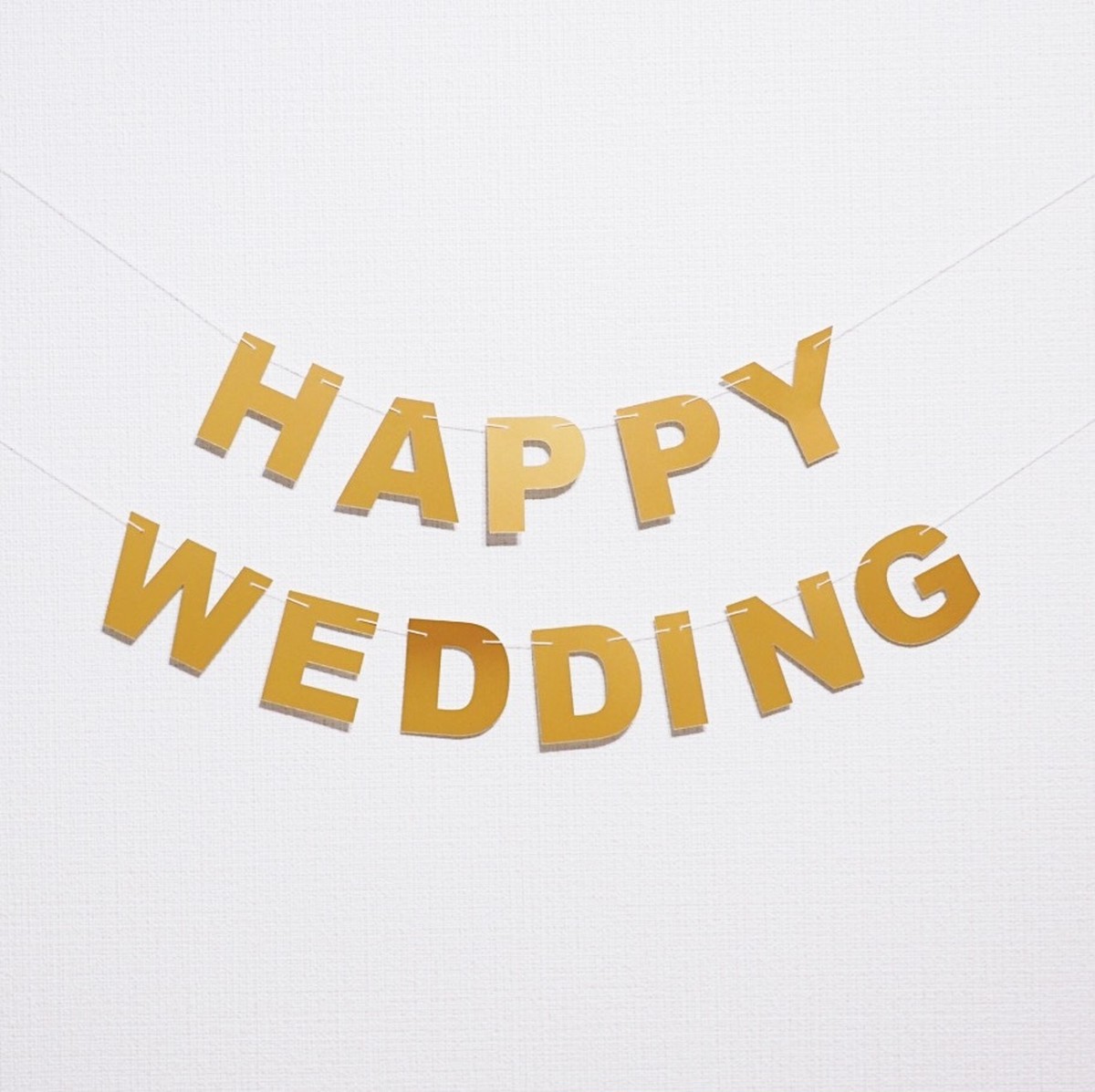 ウェディングガーランド ゴシック体 R 結婚式 受付 飾り付け 飾り 二次会 前撮り Sol Luna 誕生日 結婚式の飾り付け デコレーションアイテム専門店