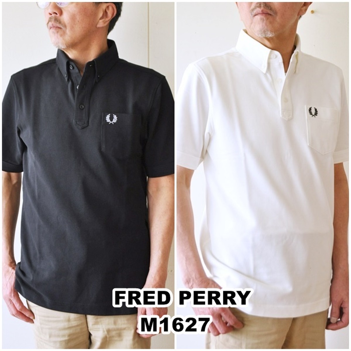 フレッドペリー FREDPERRY かのこ ボタンダウンシャツ M1627 鹿の子