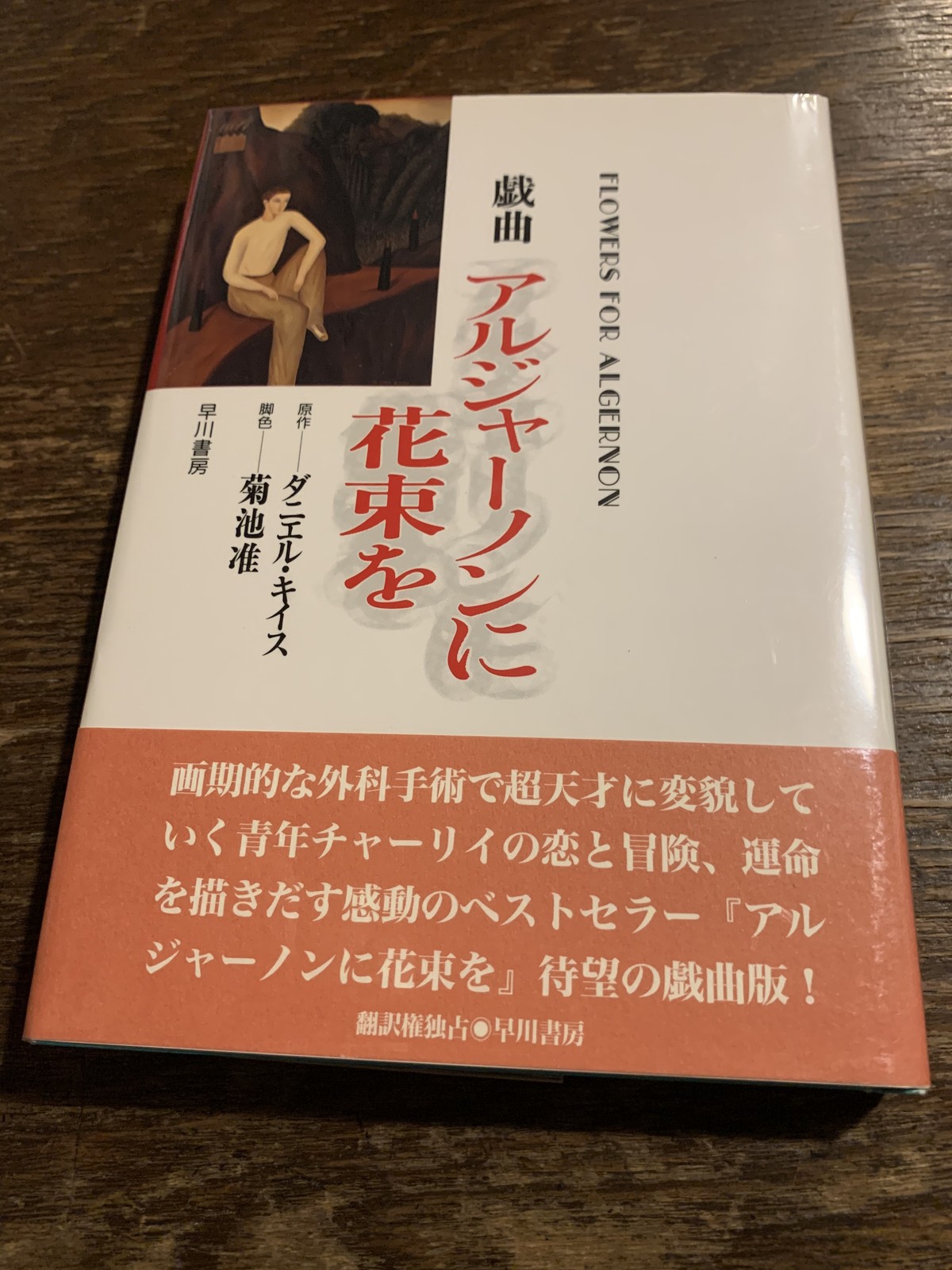 戯曲 アルジャーノンに花束を 空き瓶books