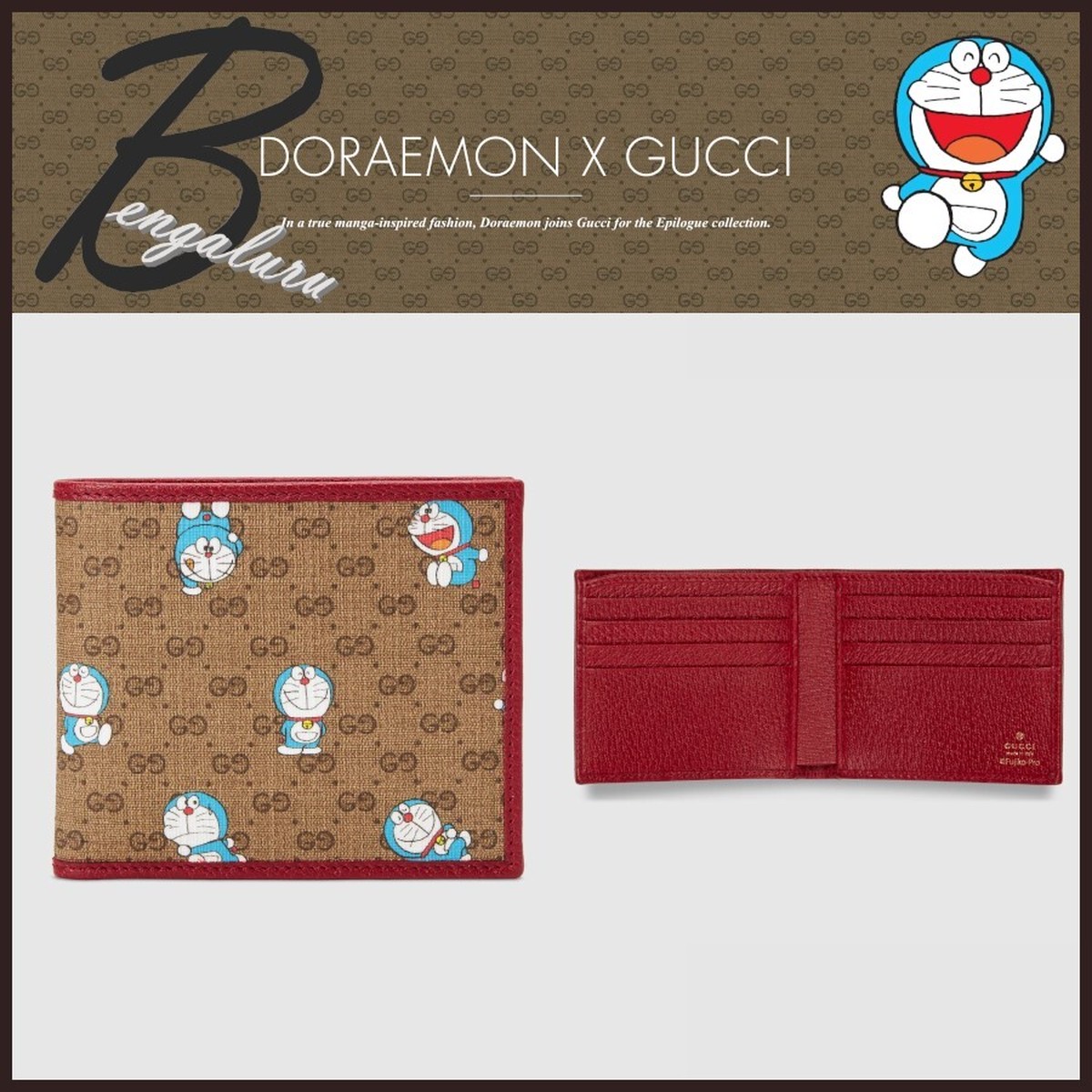 Gucci Doraemon X Gucci コインウォレット Bengaluru