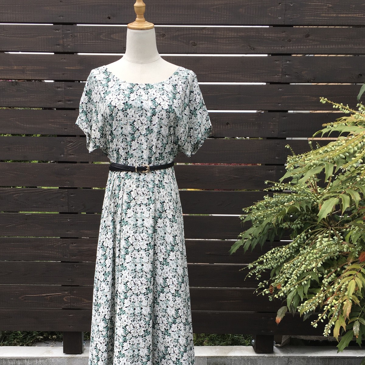 ブランド直営 古着 レディース ワンピース 80 90ｓ Usa製 花柄 フラワー レース Vネック レトロ クラシカル ガーリー ドレス タロン 古着 正規激安 Keita Com Br