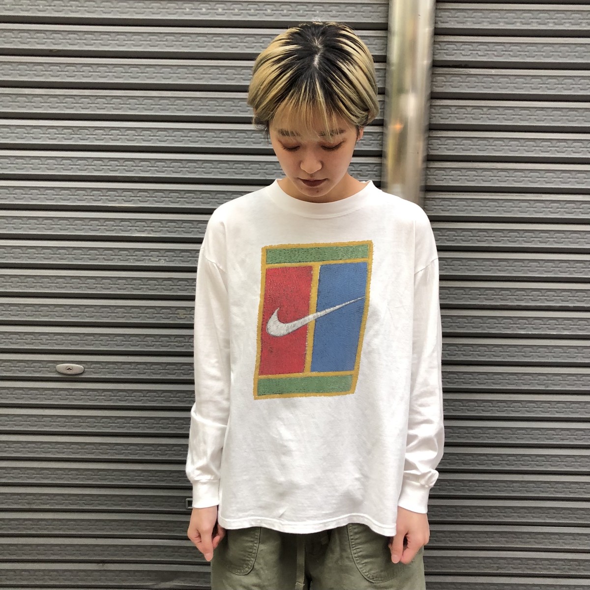 Nike Print L S Tee 古着屋キカザル