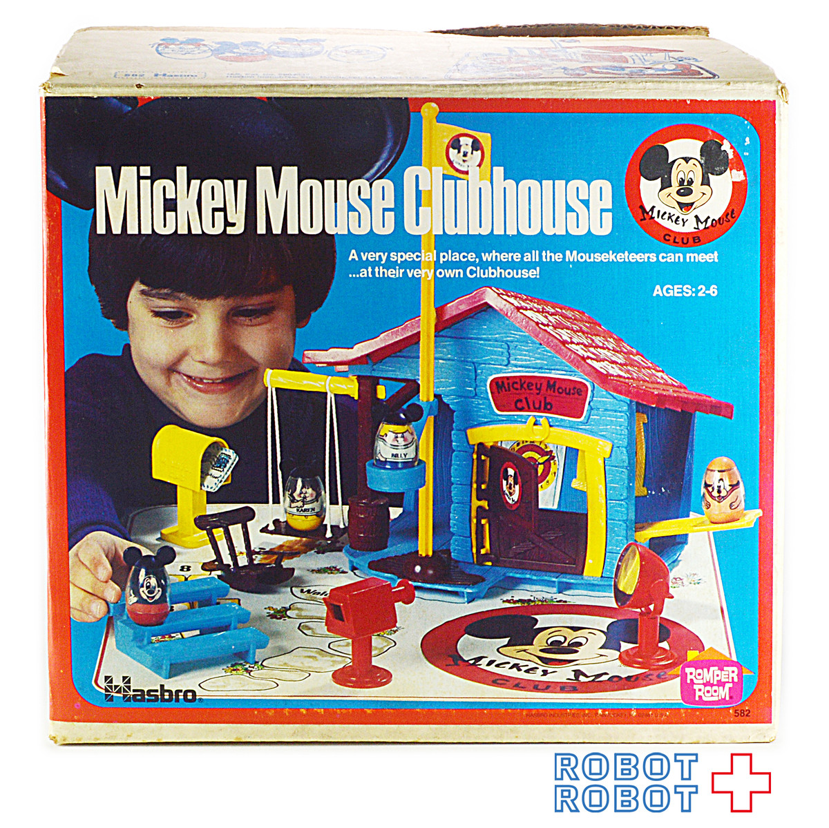 ロンパールーム ミッキーマウス クラブハウス 箱入 Robotrobot