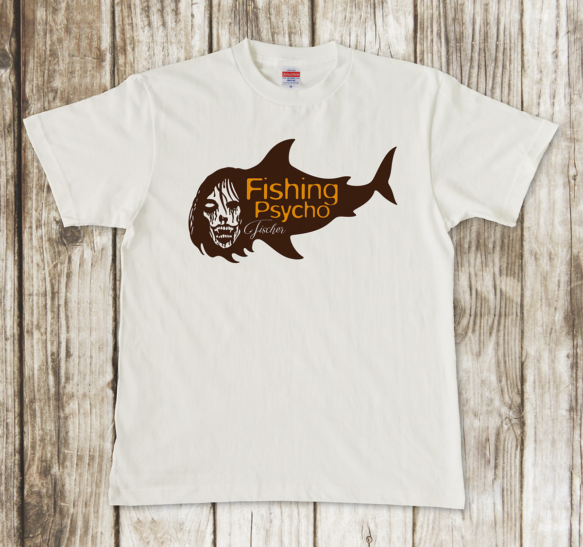 ゾンビ人魚tシャツ ロゴ フィッシャー