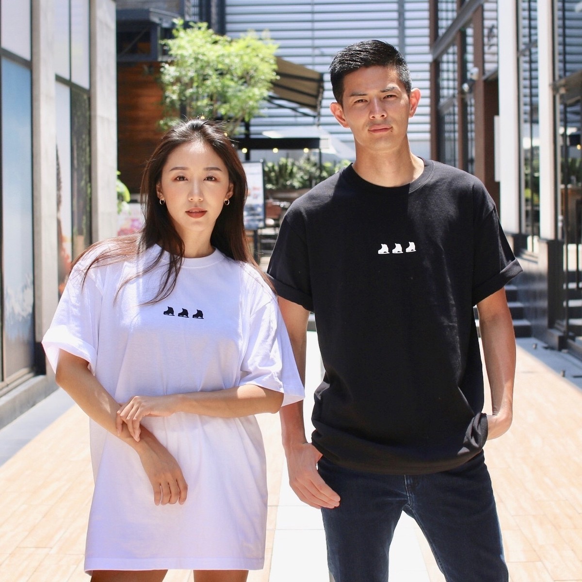 即納 残りわずか Unisex Skate 3 T Shirt フィギュアスケート Canderina