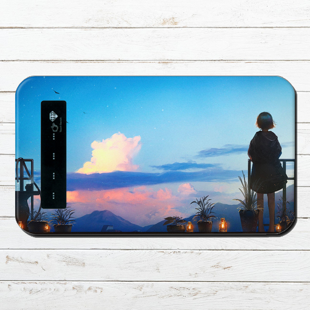 モバイルバッテリー イラスト エモい 女の子 おしゃれ 可愛い かわいい おすすめ 個性的 人気 イラストレーター クリエイター 絵師 充電器 タイトル 夜明けは告げる 作 アナ Iphoneケース Tシャツ メンズ スマホケース レディース Etc 雑貨屋アリうさ