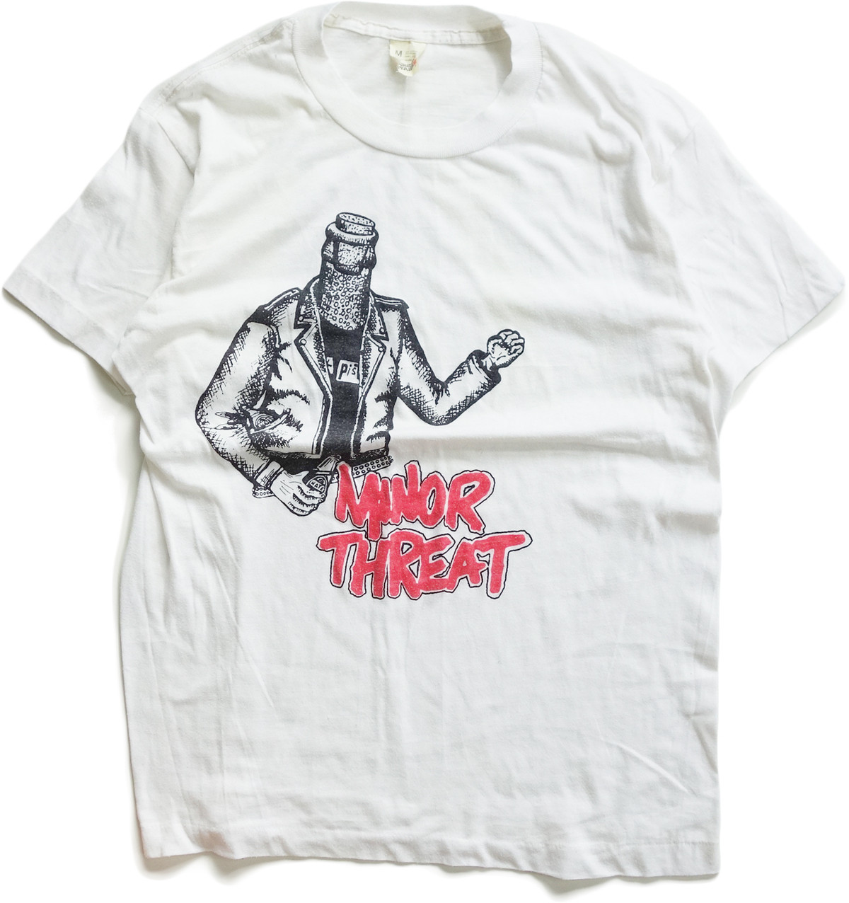 80年代 マイナー スレット バンド Tシャツ M Minor Threat イアン マッケイ ヴィンテージ 古着 古着 通販 Stuff Room スタッフルーム 映画 バンド T シャツ ヴィンテージ オンライン