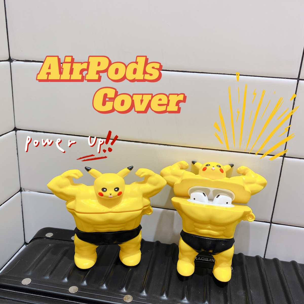 Airpods Pro Airpods ケース ポケモン ピカチュウ 筋肉 シリコン エアーポッズプロ エアポッズ カバー カラビナ付き Airpodsproケース Airpods2 1ケース かわいい ケースのまま充電 おしゃれで可愛いairpodsケース Apple Watchバンド Iphoneケース専門店 New I