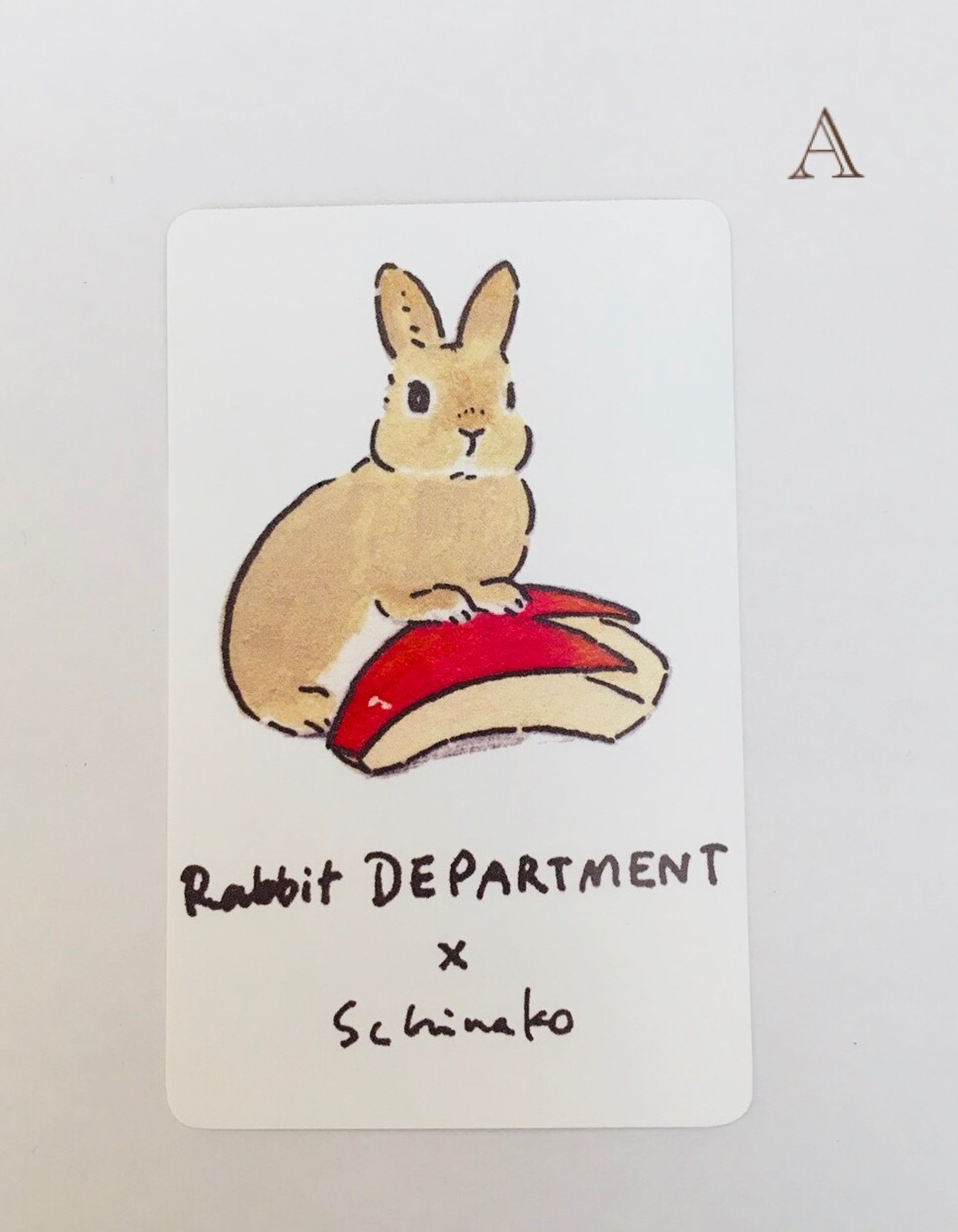 森山標子イラスト Icカードステッカー ラビットデパートメント Rabbit Department うさぎ雑貨