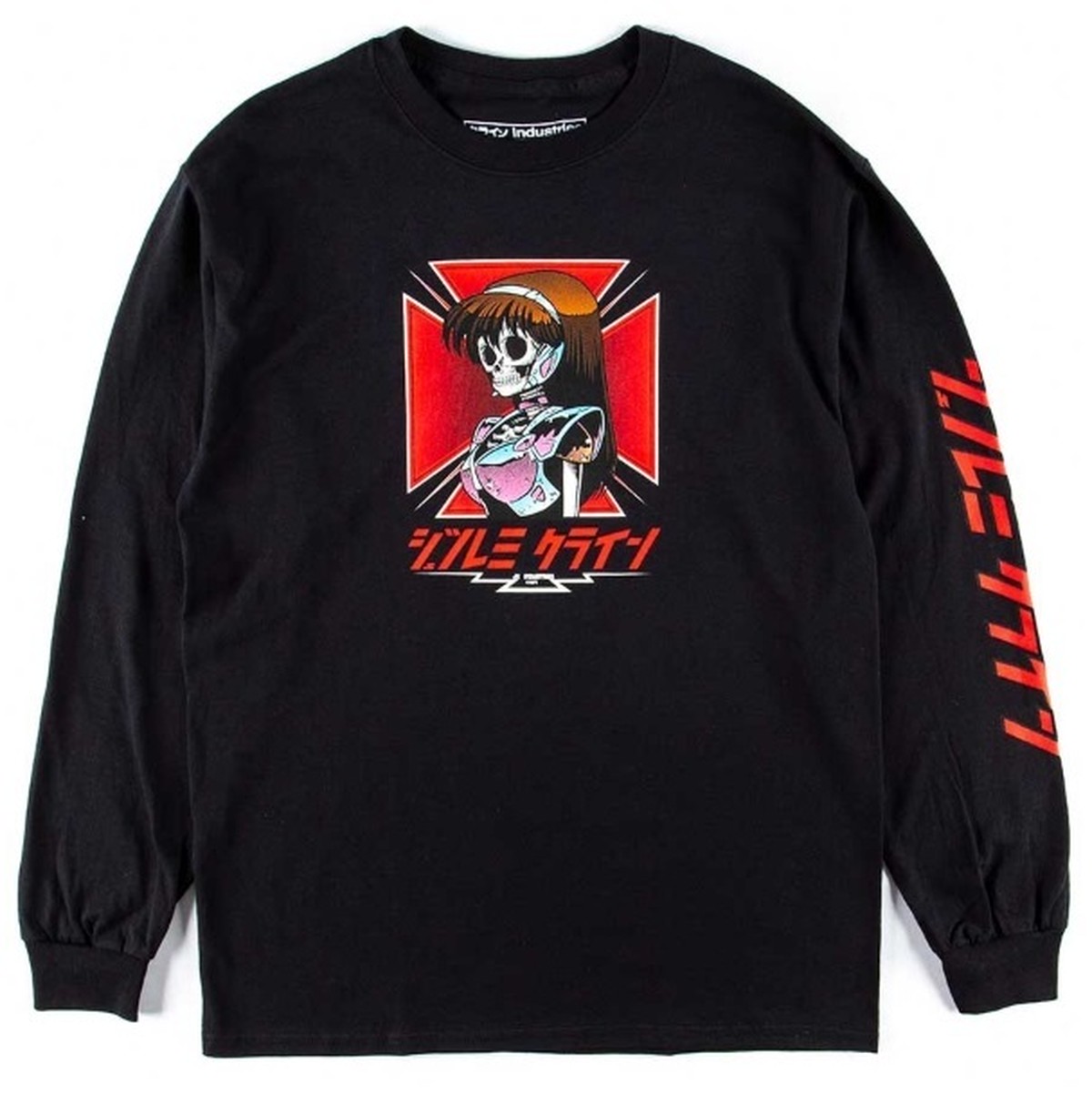 Jk Industries Hawk Long Sleeve T Shirt Black Jkインダストリーズ ジェルミクライン トニーホーク ロングスリーブ Tシャツ ブラック Pretzels Skateboard And Culture