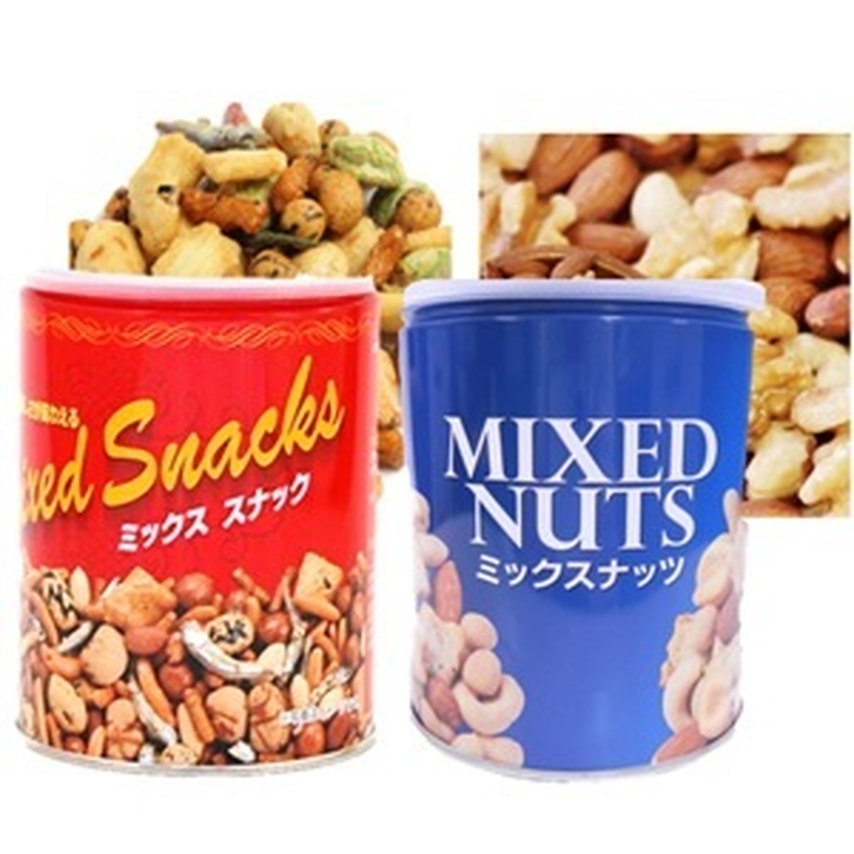 タクマ食品 ミックススナック缶 36個（12×3個入） - ナッツ類