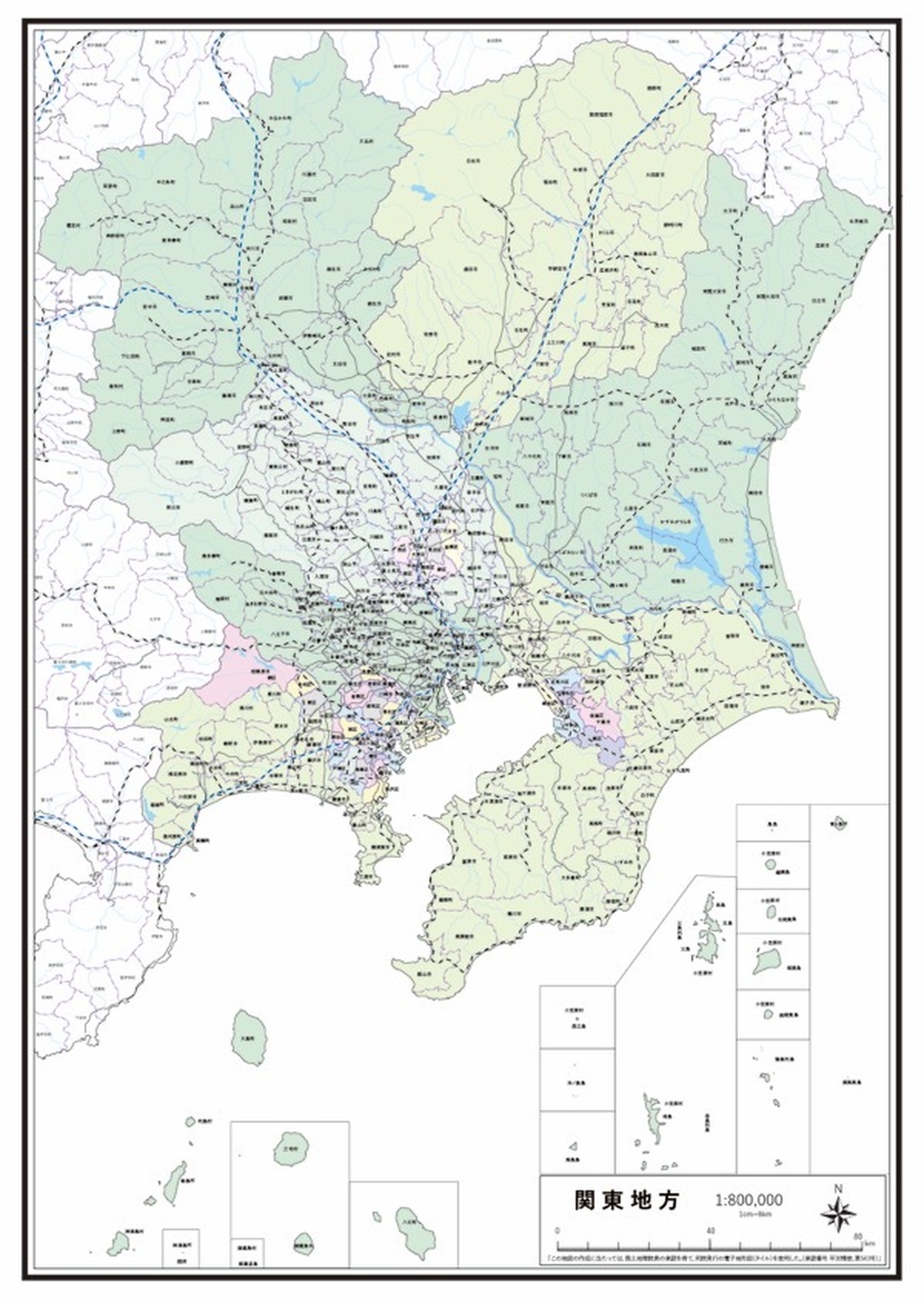 p6関東地方:新幹線・JR・私鉄 K_kanto_p6 | 楽地図 日本全国の白地図ショップ