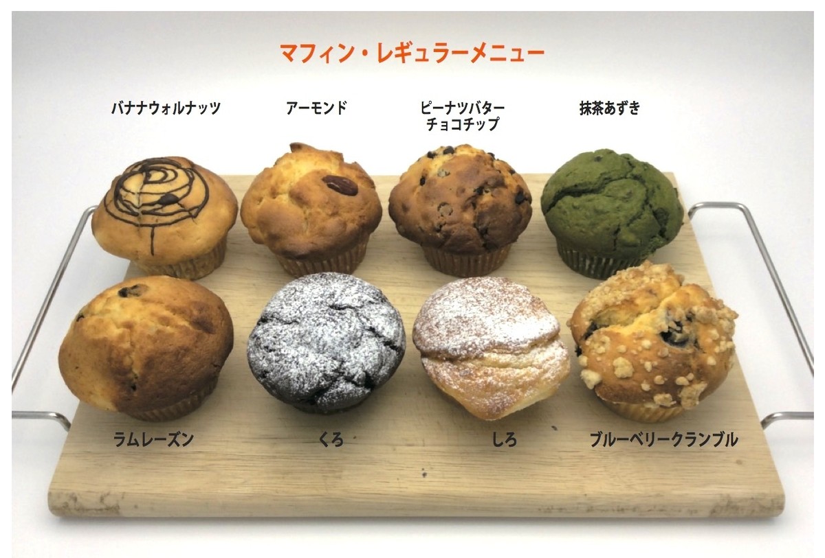 Y S Muffin Coffeehouse の美味しいマフィン１０個 In My Desk