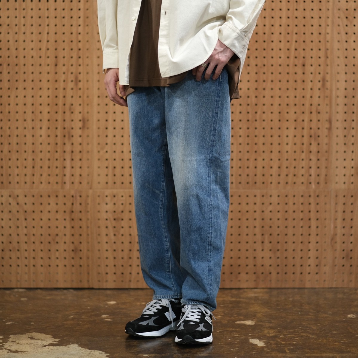 LENO（リノ）【HOMME】LOOSE TAPERED JEANS -FADE INDIGO- #H2002-J004F | roamers ...