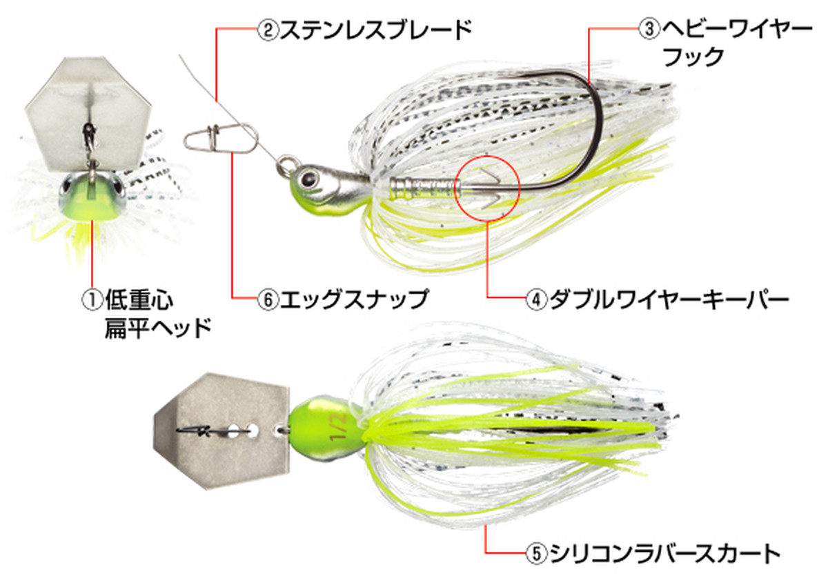 エバーグリーン ジャックハンマー 1 2oz Worldswimbaitsociety By黒鱒堂 Kuromasudou