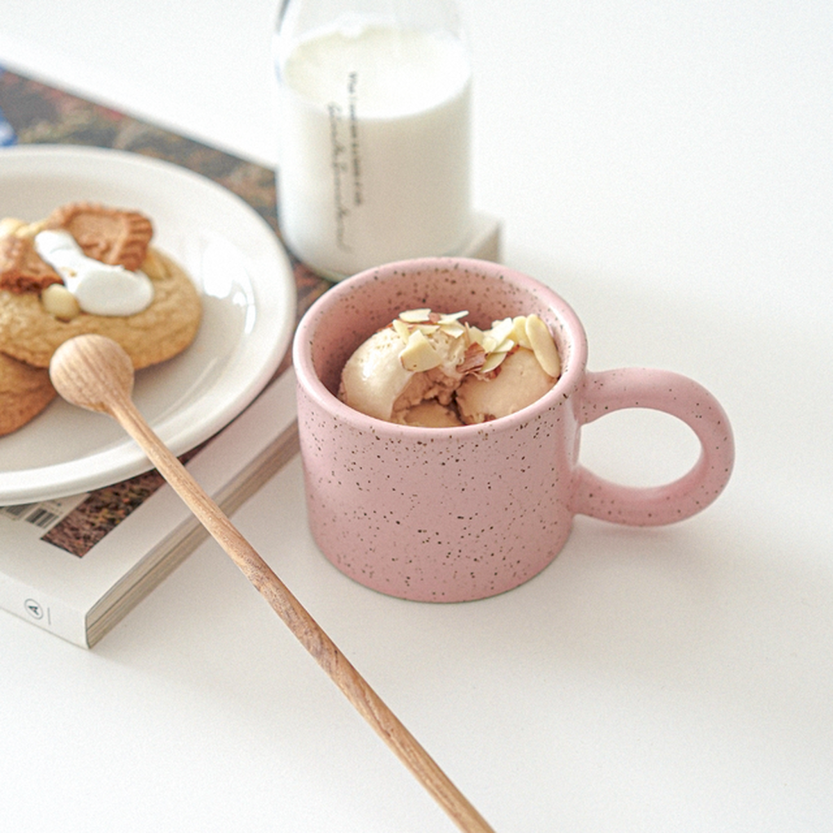 Blossom Sand Mug 150ml ブロッサムサンド マグカップ コップ ピンク セラミック 韓国 雑貨 Tokki Maeul トッキマウル 韓国雑貨通販サイト