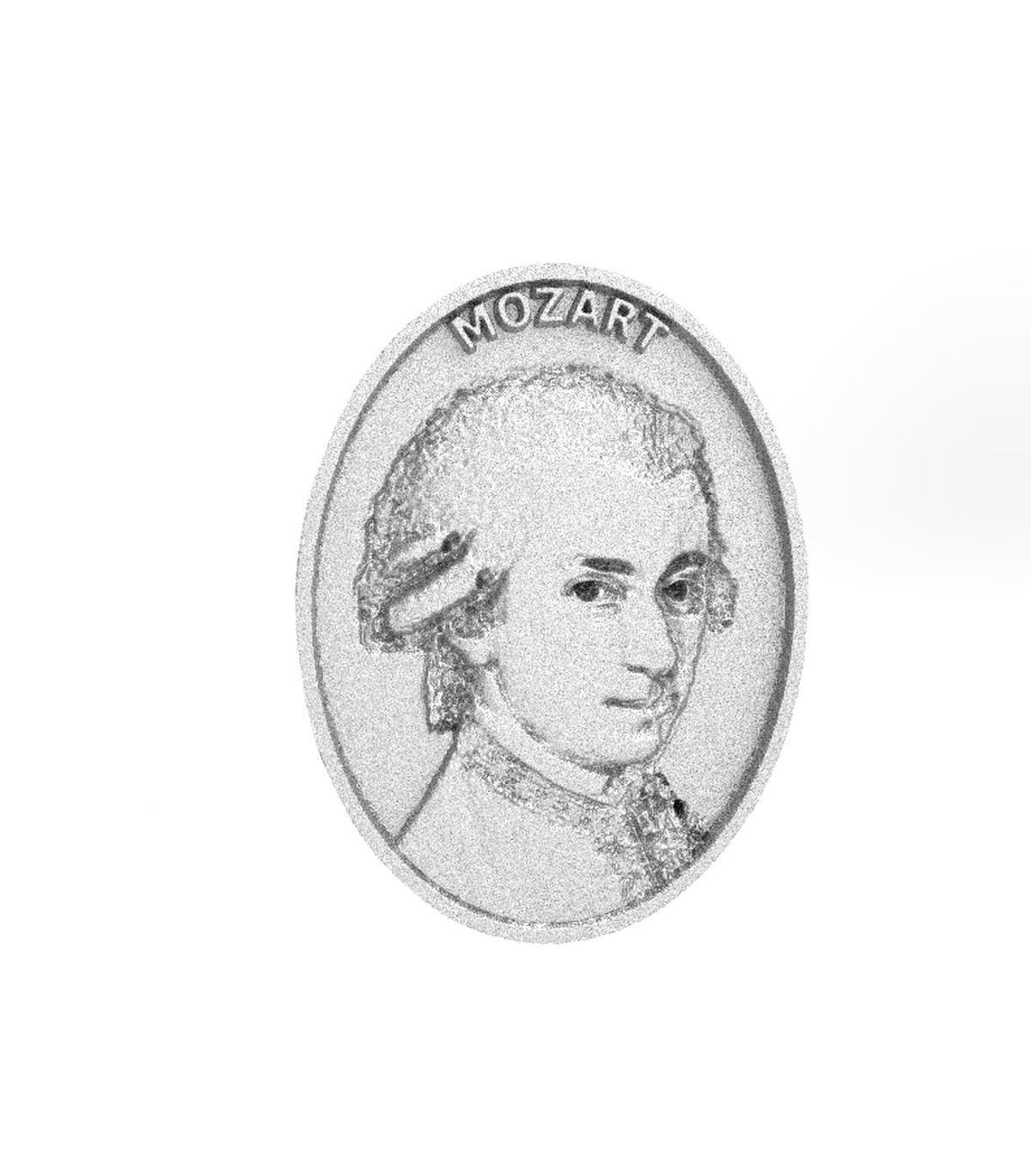 モーツァルト 音楽家 ヴォルフガング アマデウス モーツァルト カメオ 両腕カフスボタン シルバー925 ハンドメイド カメオ専門店