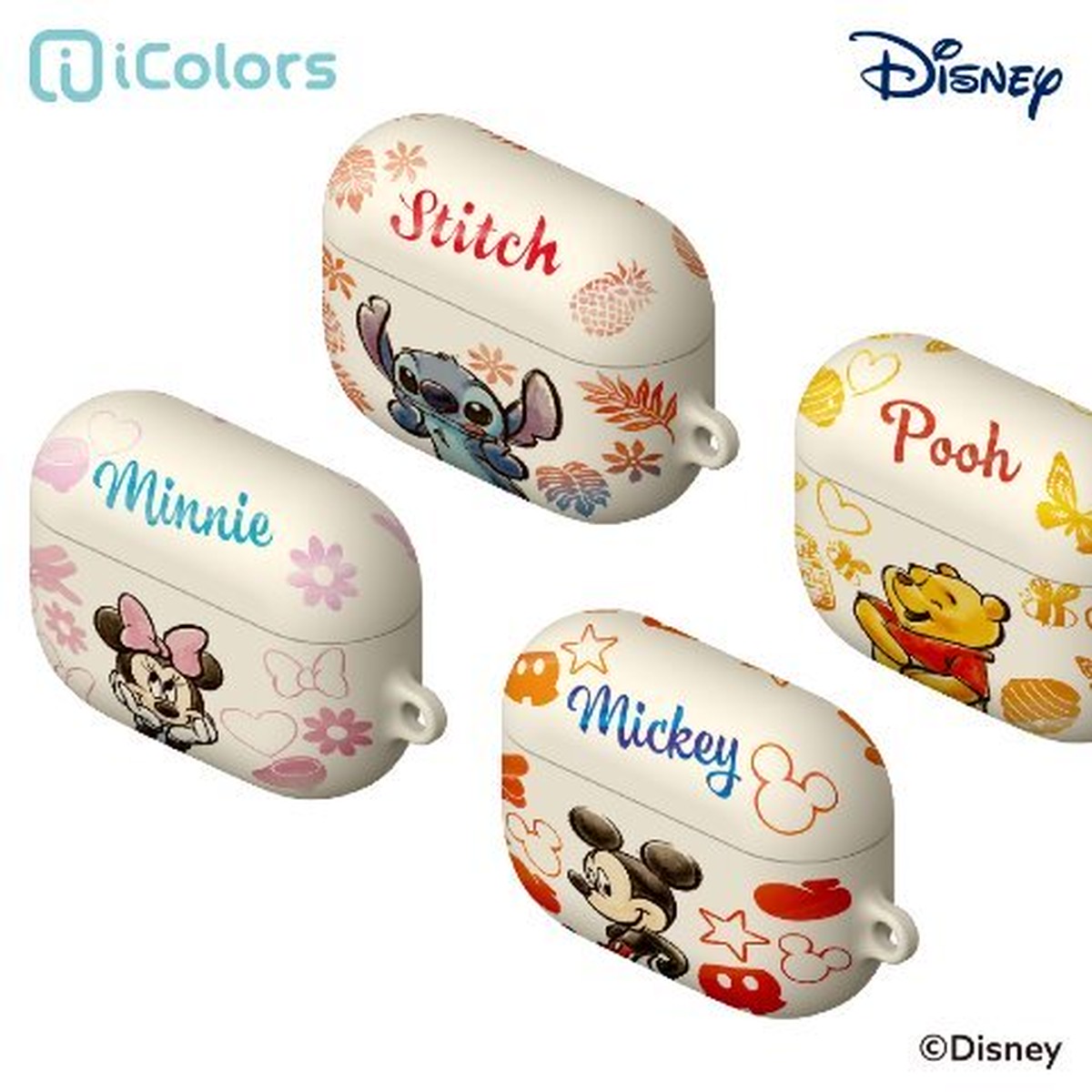 ディズニー Disney Airpodspro エアポッズプロ イヤホンケース スケッチ イラスト 手描き風 ミッキー ミニー Zoom Disney Airpodspro Hanholic Jp Iphoneケース スマホアクセサリー 輸入雑貨