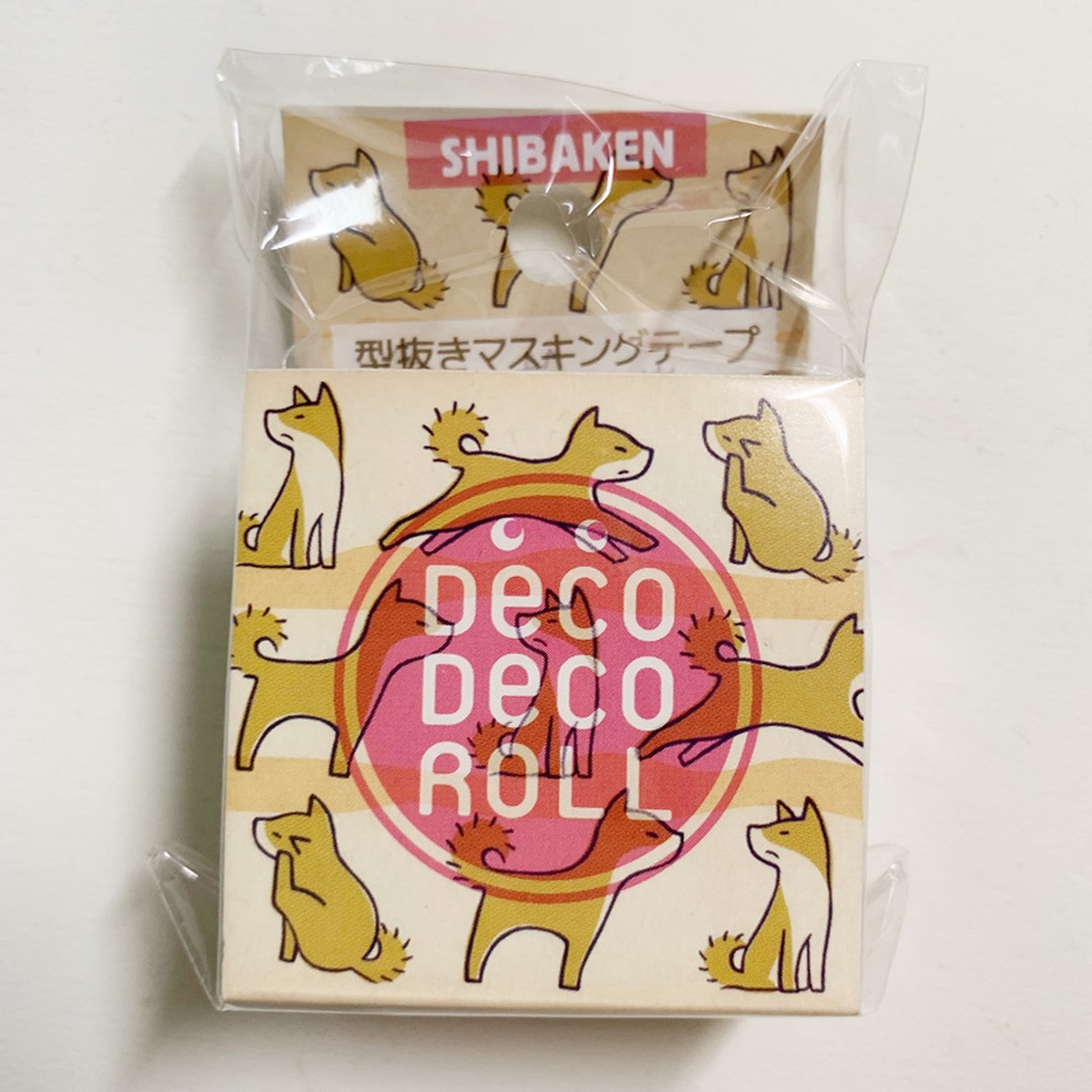 型抜きマスキングテープ Deco Deco Roll 柴犬 s