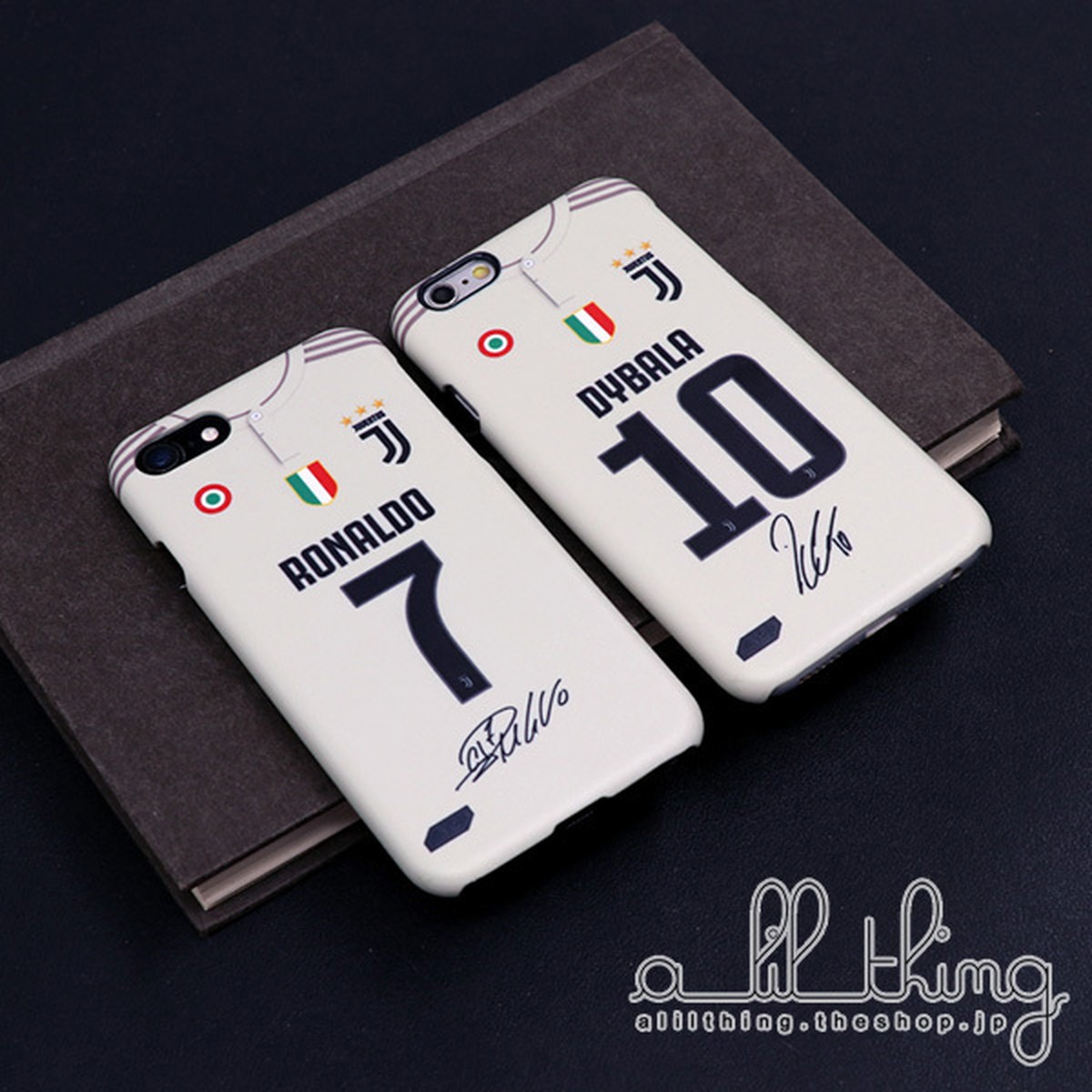 Seriea ユベントス 18 19シーズン アウェイユニフォーム Cロナウド パウロディバラ サイン入り Iphonexs Iphone8 ケース Alilthing